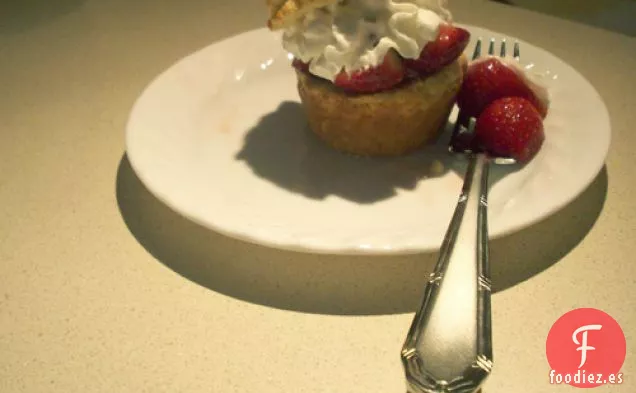 Cupcakes de Tarta de Fresa