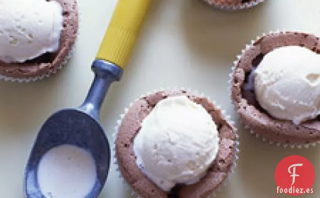 Cupcakes de Chocolate Sin Harina