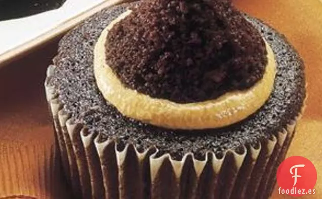 Cupcakes de Chocolate con Sombrero de Bruja