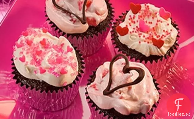 Cupcakes de Chocolate con Cariño