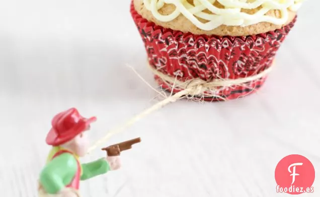 Cupcakes de Espaguetis Occidentales