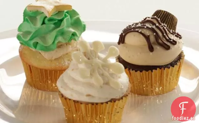 Cupcake con Huella Digital de Fresa
