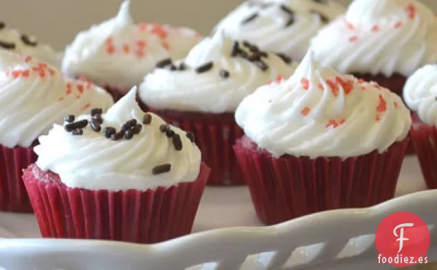 Mini Cupcakes de Terciopelo Rojo