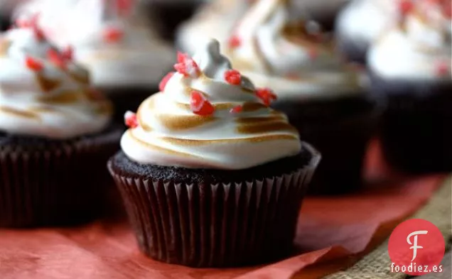 Cupcakes de Chocolate Caliente