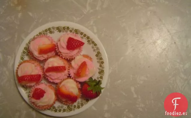 Mini Cupcakes de Fresa