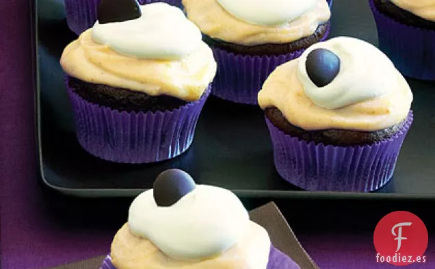 Cupcakes de Calabaza de Chocolate