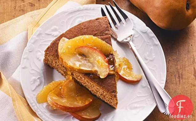Pan De Jengibre Con Compota De Frutas