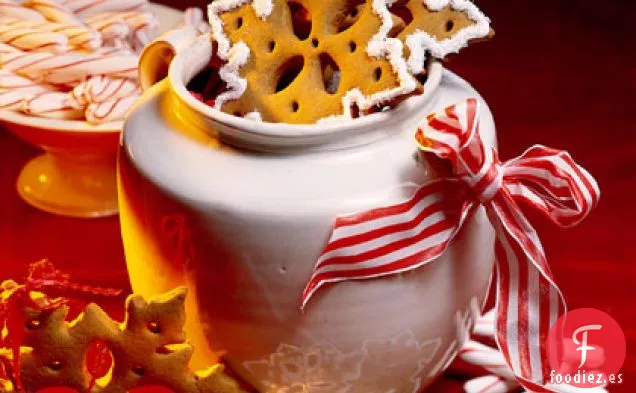 Galletas de Copo de Nieve de Pan de Jengibre
