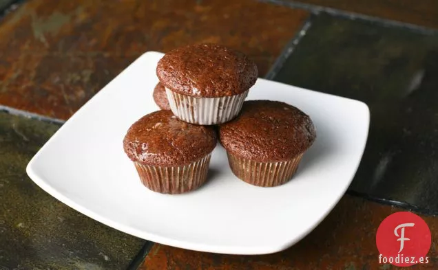 Mini Muffins De Pan De Jengibre Con Glaseado De Limón