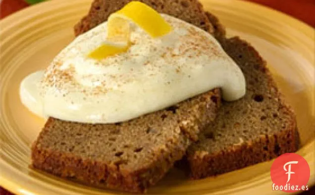 Bizcocho De Jengibre Con Crema De Limón