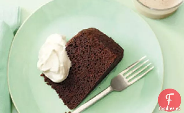 Pastel de chocolate con Moca