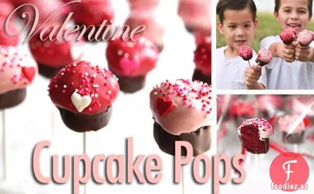 Receta de Cake Pops: Cupcake Pops