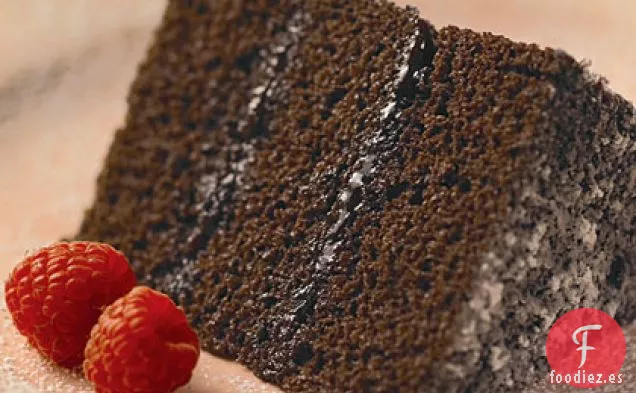 Pastel de Chocolate Negro y Frambuesa