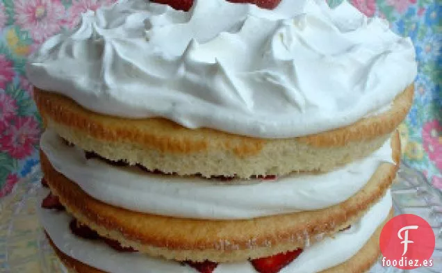 Pastel de Fresa Fresco