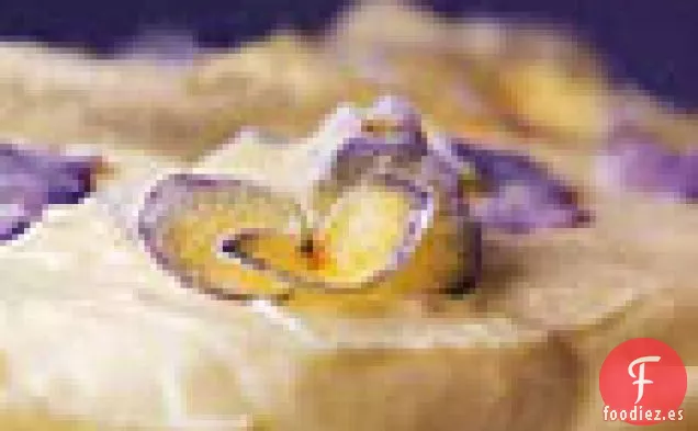 Pastel de Limón con Glaseado de Crema de Limón