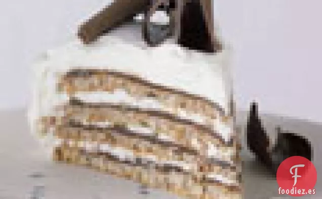 Pastel de Crema de Merengue, Chocolate y Kirsch