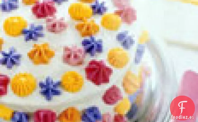 Pastel de dos capas