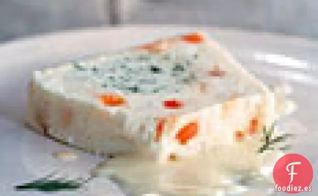 Terrina de Pescado Blanco con Huevas de Salmón y Eneldo