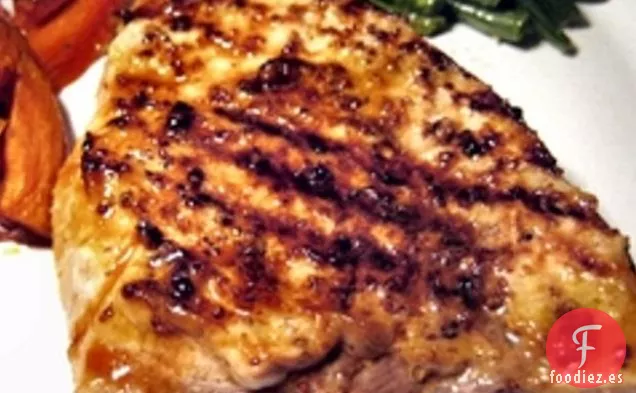 Filetes de Pez Espada con Miel y mostaza
