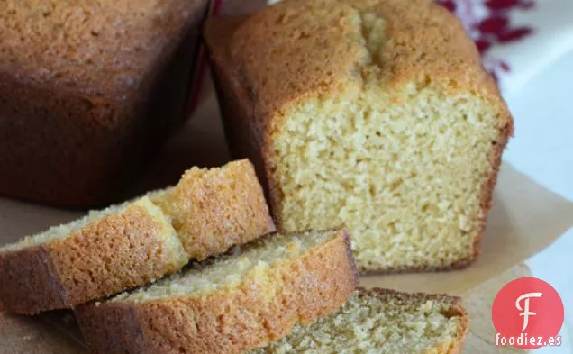 Pastel de Azúcar moreno con mantequilla y ron