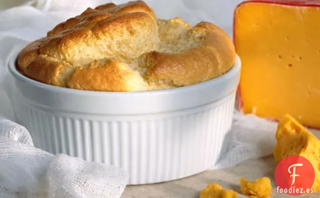 Soufflé de Queso Cheddar