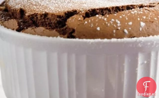 Soufflé de Chocolate Caliente