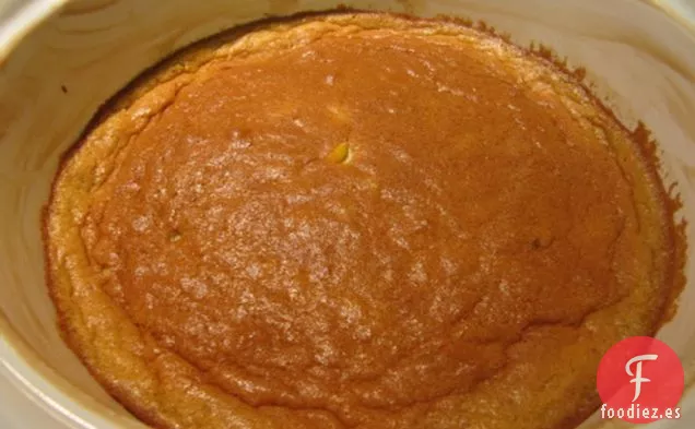 Soufflé De Maíz De Verano Con Chipotle Y Lima