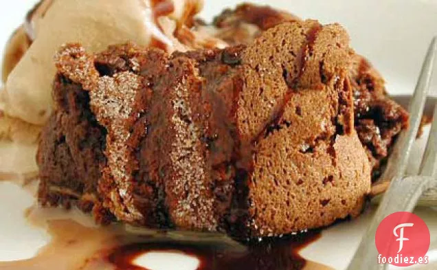 Soufflé de Chocolate Caliente