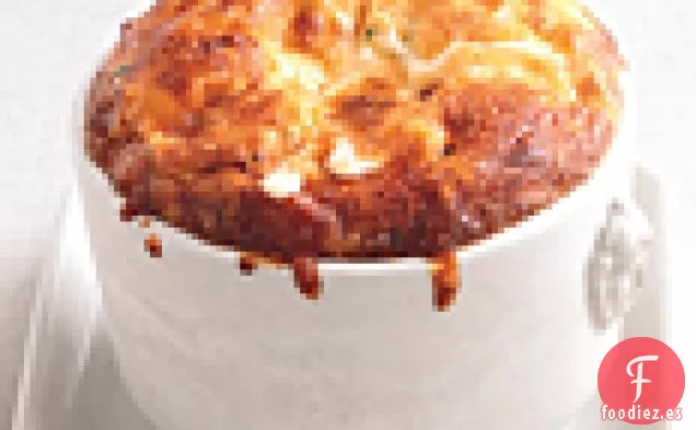 Soufflés de Sémola, Queso y Cebolla