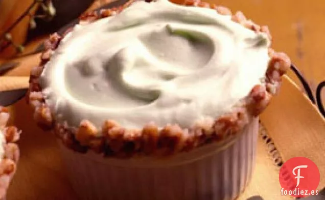 Soufflé De Lima Con Streusel De Nueces