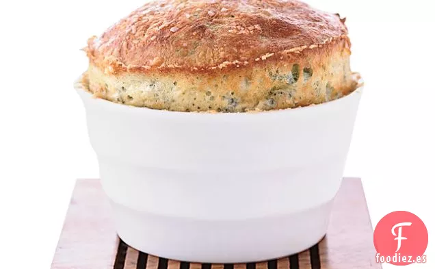 Soufflés de Espinacas y Roquefort