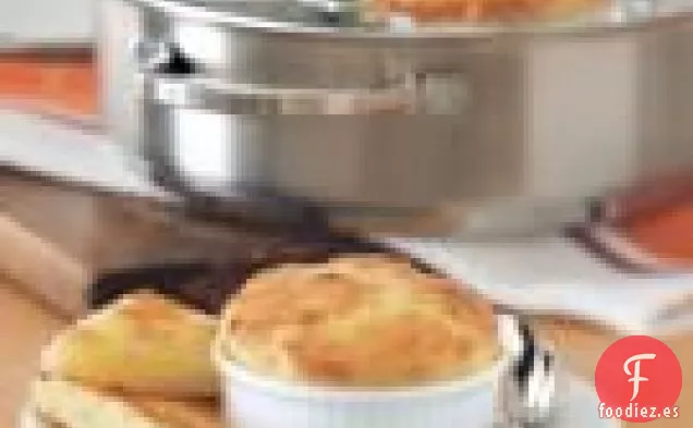 Soufflés de Queso y Cebollino
