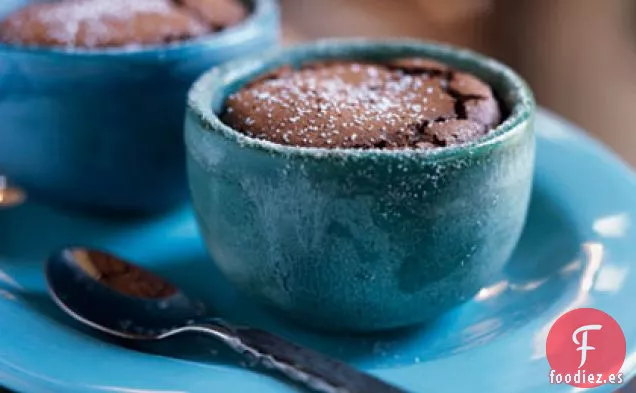 Soufflés de Chocolate Mexicano
