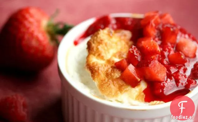 Receta de Soufflé de Ensalada de Fresa