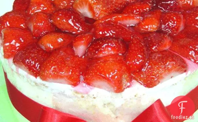 Soufflé De Fresa Con Fresas En Rodajas