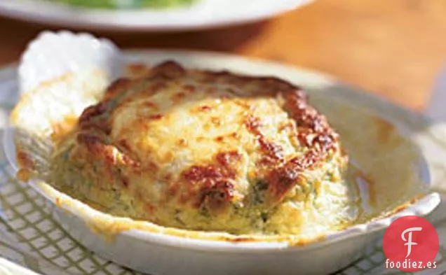 Soufflés de Espinacas al horno dos veces