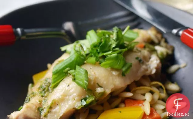 Recetas De Tilapia Al Horno Con Jengibre Y Cilantro De La Cocina
