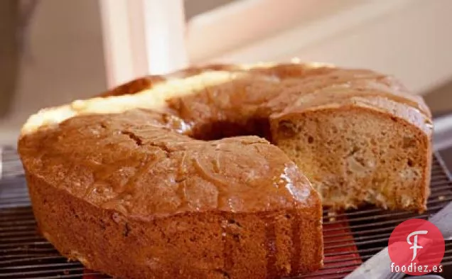 Pastel de Manzana y Especias con Glaseado de Caramelo