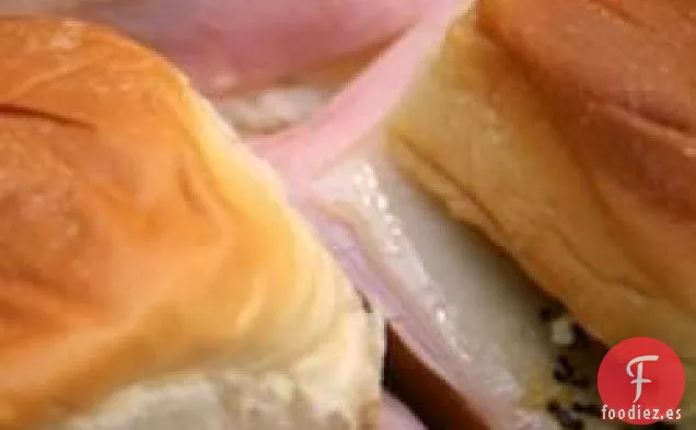 Sándwiches de Aperitivo de Jamón y Queso Fáciles