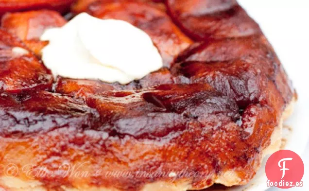 Tarta Tatin Con Masa Quebrada De Crema Agria