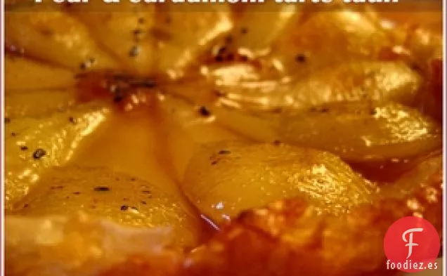 Tarta de Pera y Cardamomo Tatin