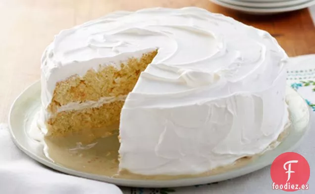 Pastel de Tres Leches de Limón en Capas