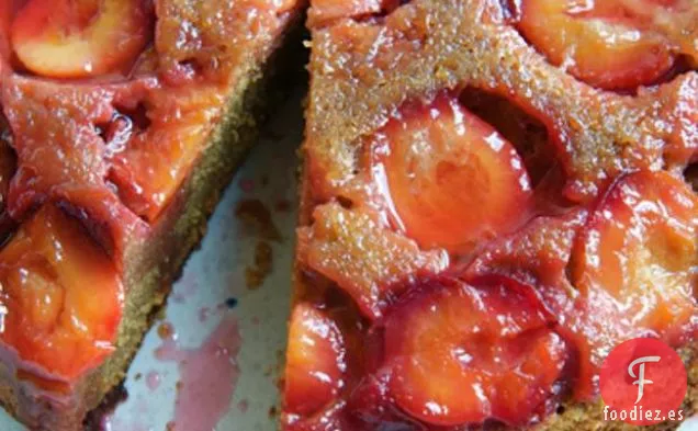 Pastel de Ciruela Al Revés