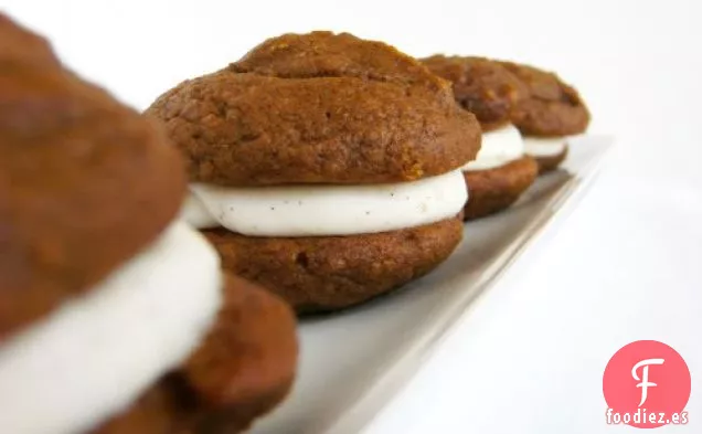 Tartas De Calabaza Con Frijoles De Vainilla y Queso Crema De canela Fi