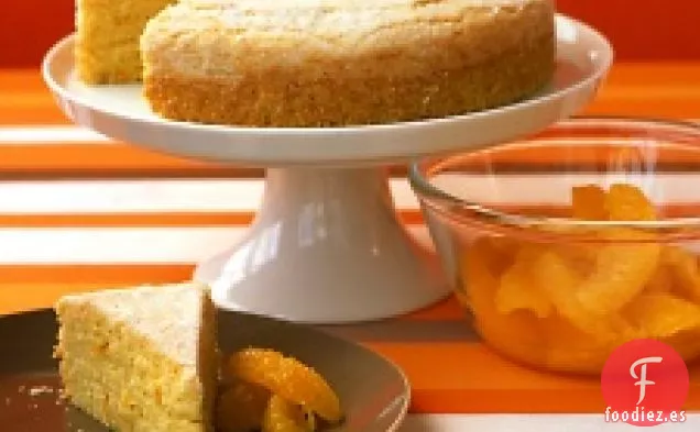 Pastel de Harina de Maíz de Naranja