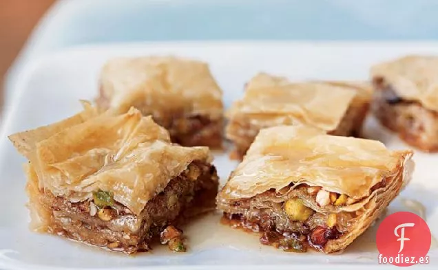 Baklava con Miel de Flores Silvestres