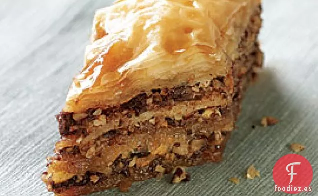 Baklava De Avellanas y Chocolate Con Sirope De Espresso-frangelico