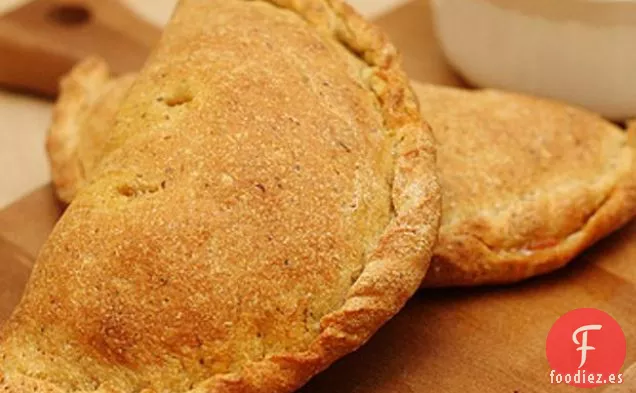 Calzones de Ricota de Espinaca de Trigo Integral
