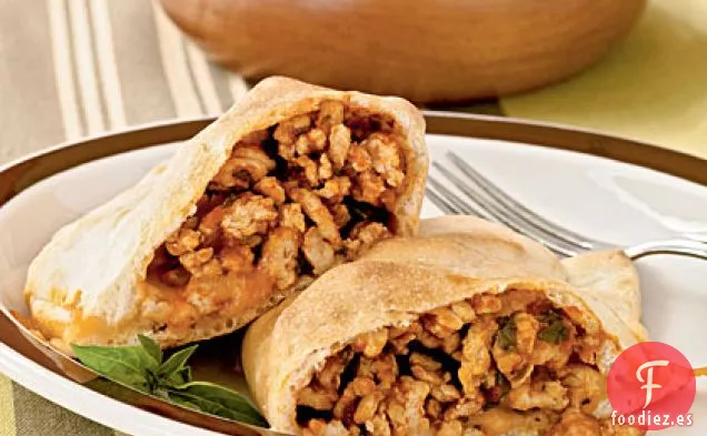 Calzones de Pollo y Albahaca