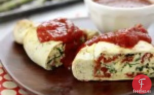 Calzones De Espinacas Con Ricota Y Tomates Secados Al Sol